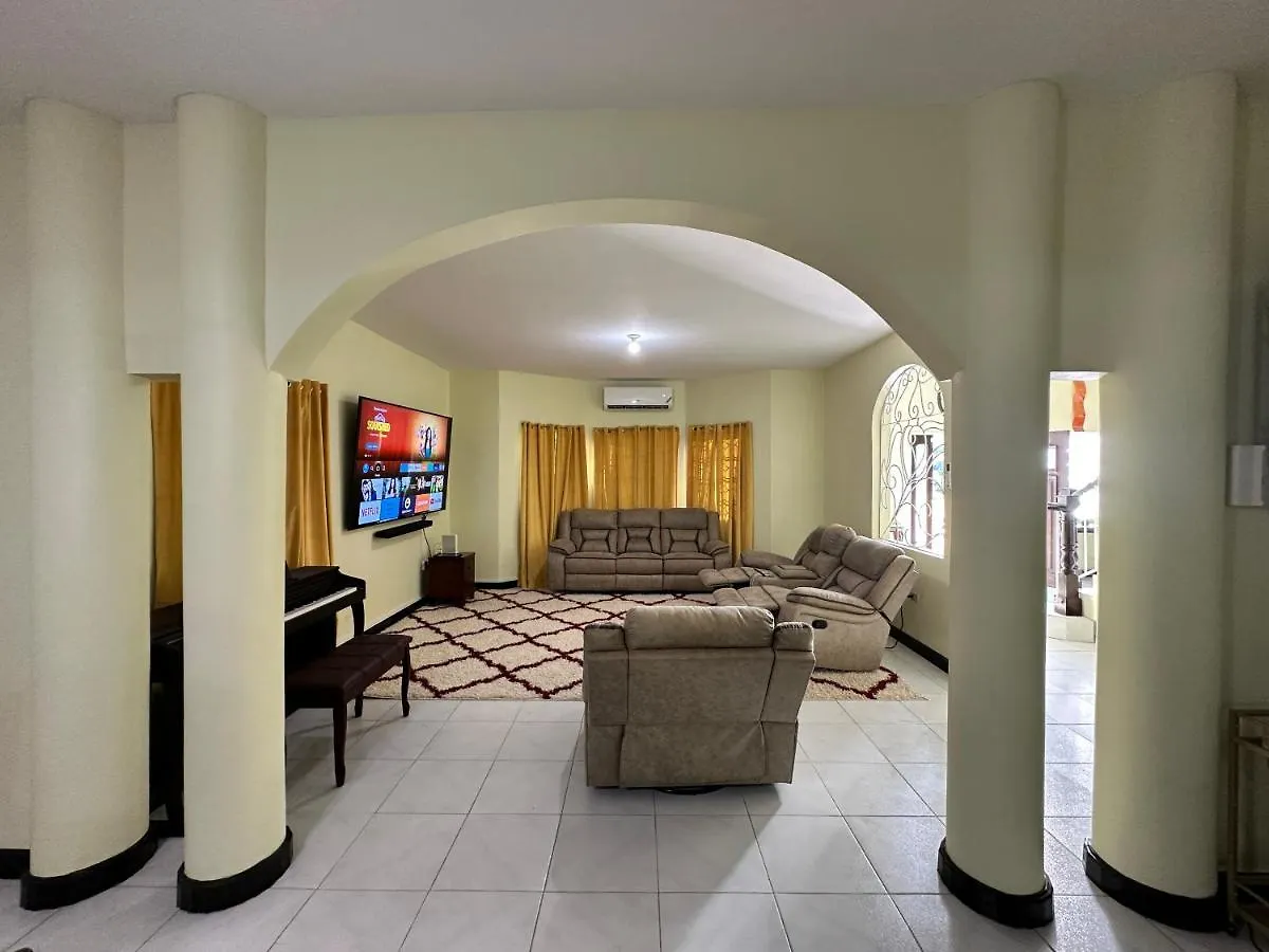 A Luxurious 4-Bedroom Private Villa With Games Room, Theatre & Modern Art Montego Bay