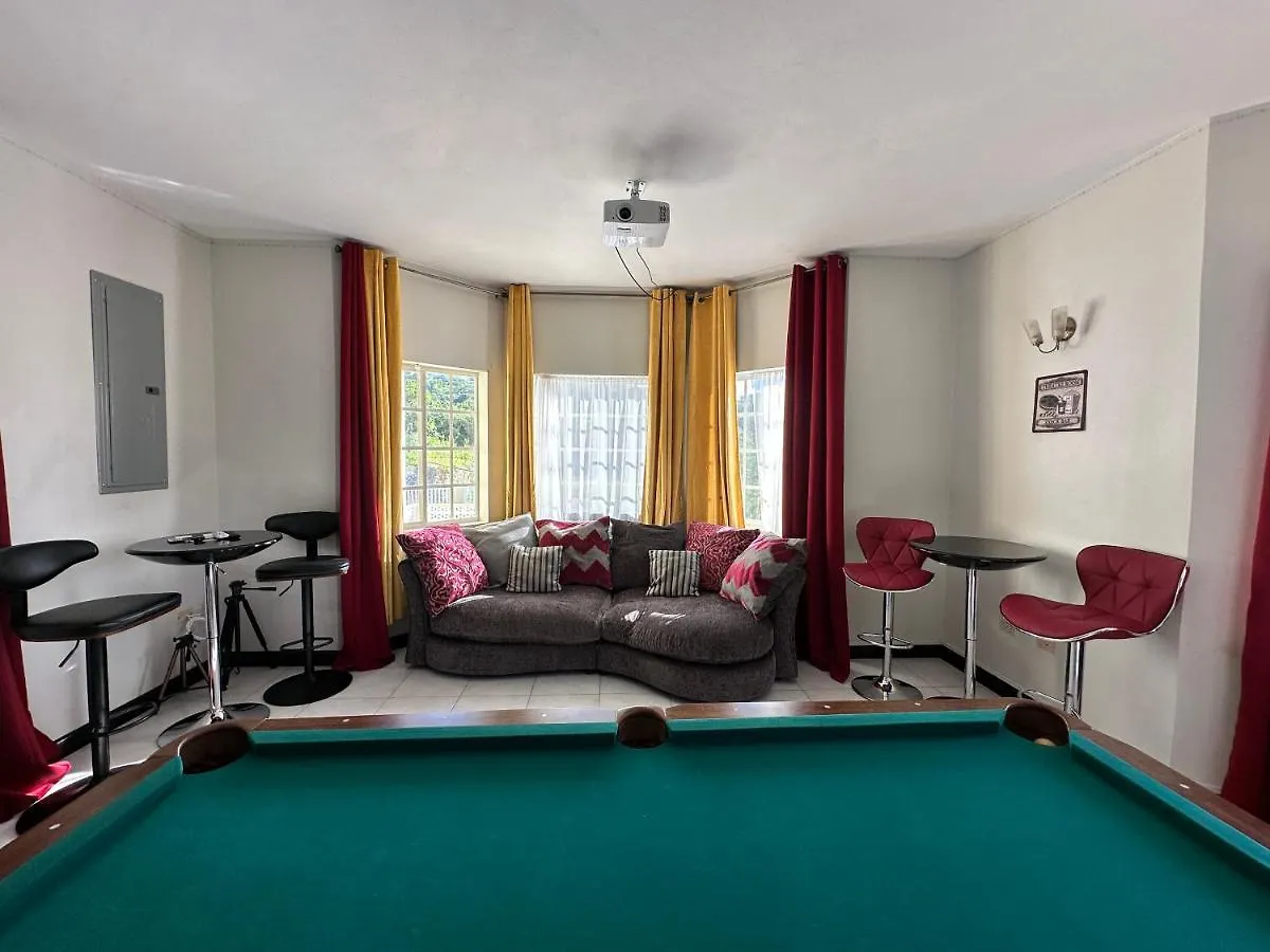 A Luxurious 4-Bedroom Private Villa With Games Room, Theatre & Modern Art Montego Bay
